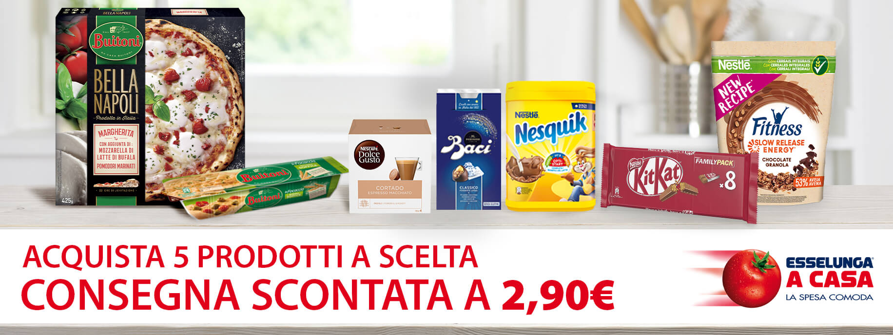 Acquista prodotti Nestlé in promozione su esselungaacasa.it, avrai la consegna scontata