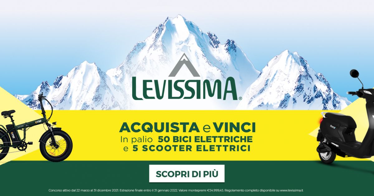 Concorso Levissima 2021 come partecipare Buonalavita