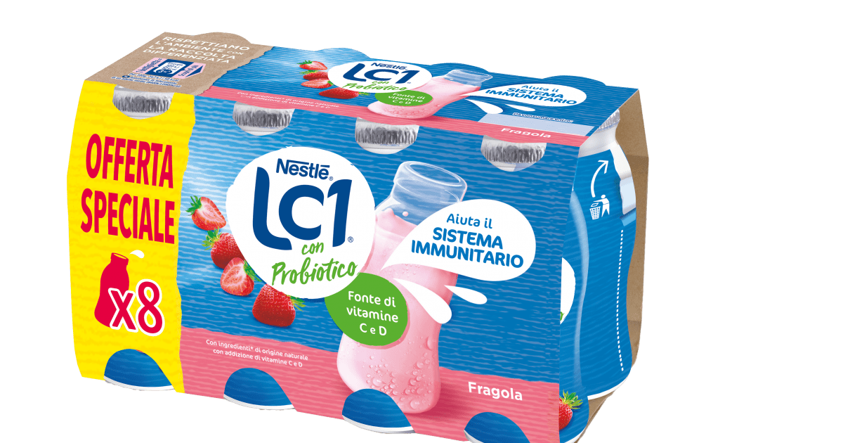 Latte aromatizzato Nestlé Nesquik, fragola 1%, Switzerland