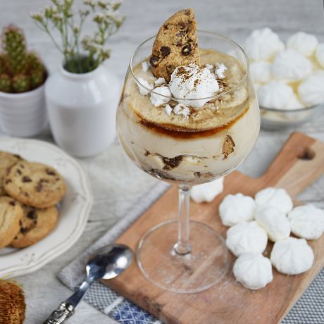 Ricotta e orzoro con cookies e meringhe