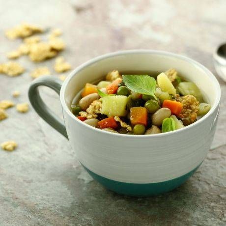 Zuppa di verdure con fiocchi d'avena