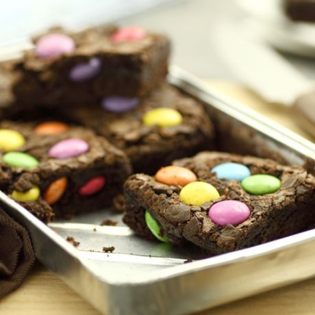 Minibrownies agli Smarties e cioccolato Perugina®