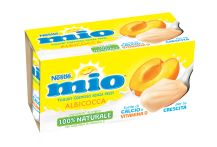 Confezione 2x125g di Mio Yogurt Cremoso all’Albicocca 100% Naturale