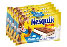 Confezione di Nesquik Snack Latte 5x26g su sfondo bianco