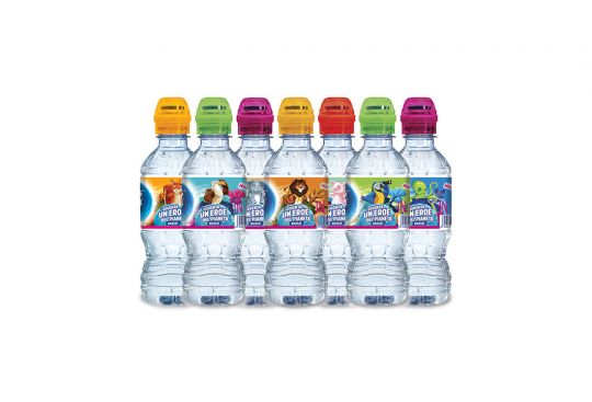 Bottiglia ergonomica di acqua Nestlé Vera Kids 25cl 