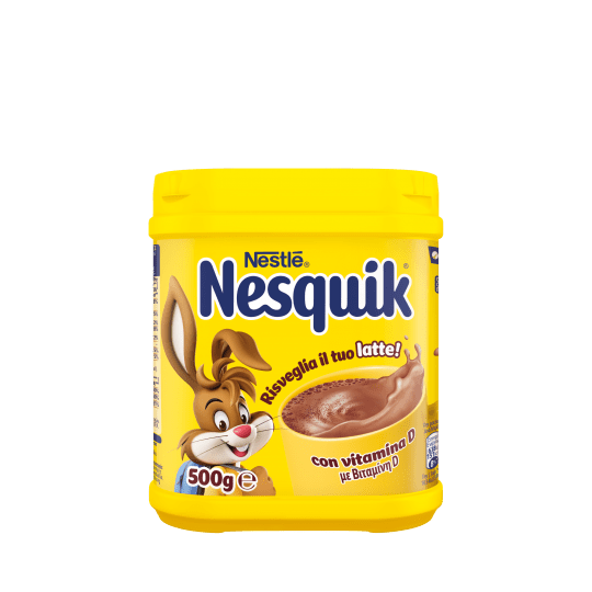 NESQUIK Preparato Solubile per Bevanda con Cacao Magro barattolo 500 g