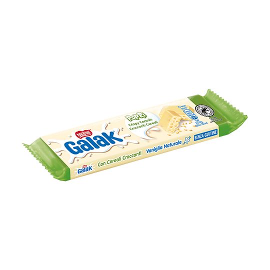 GALAK® PoPri Barretta Cioccolato Bianco con Cereali 