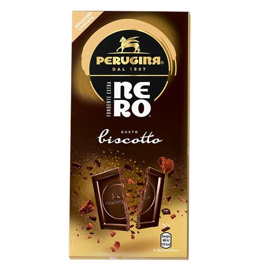 PERUGINA® NERO® Biscotto Limited Edition Tavoletta Cioccolato Fondente Extra