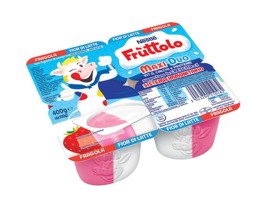 Frùttolo® Maxi Duo Fragola - Fior di Latte Frùttolo® Maxi Duo Fragola - Fior di Latte